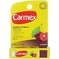 Carmex Clickstick Moisturizing Lip Balm With Spf 15 Cherry 015 Ounce Pack Of 12