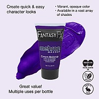 Mehron Makeup Fantasy Fx Cream Makeup Water Based Halloween Makeup Purple Face Paint Body Paint For Adults 1 Fl Oz 30Ml