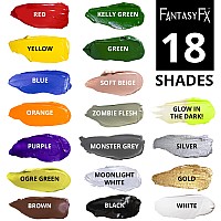 Mehron Makeup Fantasy Fx Cream Makeup Water Based Halloween Makeup Purple Face Paint Body Paint For Adults 1 Fl Oz 30Ml