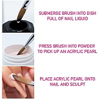 Young Nails Liquid Nail Monomer For Acrylic Nail Powder Professional Liquid Monomer Acrylic Nails At Home Low Odor Mma Free