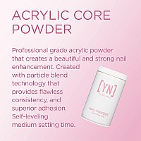 Young Nails Acrylic Core Powder Selfleveling Acrylic Nail Powder Clear Nude Pink White Acrylic Powder For Nail Extenstion P