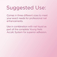 Young Nails Acrylic Core Powder Selfleveling Acrylic Nail Powder Clear Nude Pink White Acrylic Powder For Nail Extenstion P