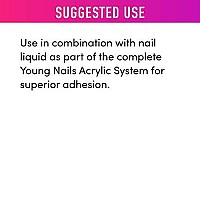 Young Nails Acrylic Speed Powder, clear, 45 gram