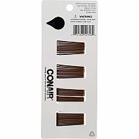 Conair Styling Essentials Mini Pins Brown 36 Count