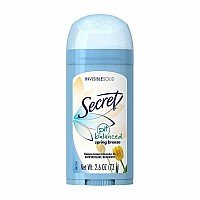 Secret Deodorant Spring Breeze Solid 26 Ounce Pack Of 3