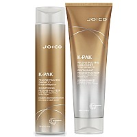 Joico K-PAK Daily Shampoo and Conditioner Set to Repair Damage, 10.1-Ounce