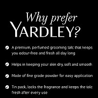 Yardley London gentleman Deodorising Talc Talcum Powder for Men 100gm