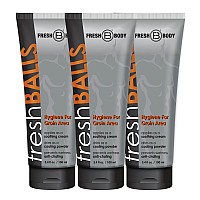 Fresh Body Fb Fresh Balls Lotion 34 Fl Oz 3 Pack Antichafing Mens Soothing Cream To Powder Balls Deodorant And Hygiene Fo