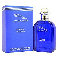 Jaguar Evolution Eau de Toilette Spray, 3.4 Fl Oz for Men