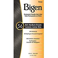 Bigen Powder Hair Color 56 Rich Medium Brown 021Oz 3 Pack