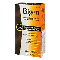 Bigen Powder Hair Color 56 Rich Medium Brown 021Oz 3 Pack