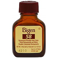 Bigen Powder Hair Color 58 Black Brown 021Oz 3 Pack