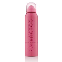 COLOUR ME Pink Body Spray Mist 5.1 oz Floral Oriental Scent