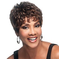 Vivica A. Fox H222-V Premium Human Hair, Ps Cap Wig In Color 34