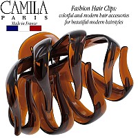 Camila Paris Ad716 Octopus French Hair Clips For Women Large Noslip Grip Claw Clips For Curly Wavy Long Thick Hair Made In