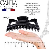 Camila Paris Cp117 French Large Hair Clips For Women Durable Styling Clips For Long Curly Wavy Hair With Strong Hold And No