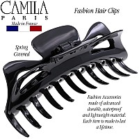 Camila Paris Cp117 French Large Hair Clips For Women Durable Styling Clips For Long Curly Wavy Hair With Strong Hold And No