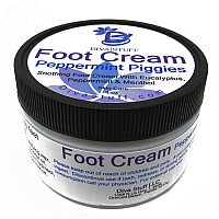 Diva Stuff Peppermint Piggies Soothing Foot Cream w/Eucalyptus, Peppermint & Menthol