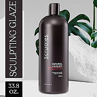 Scruples Enforce Sculpting Glaze (33.8 Oz) - Hair Styling Cream for Men & Women - Extra Firm Hold & Lightweight - Volumizing Gel to Shape & Style Hair - Suitable for All Hair Types