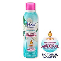 Nair Hair Remover Nourish Sprays Away Moroccan Argan Oil, 7.5 oz.