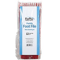 Forpro Professional Collection Pedicure Paddle Foot File Doublesided Foot File For Heels Disposable Sanitizable 120180 Gr