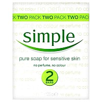 Simple 2-pack Pure Soap For Sensitive Skin for Women