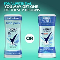 Degree Antiperspirant Deodorant Shower Clean Twin Pack 72Hour Sweat Odor Protection Antiperspirant For Women With Body Heat A