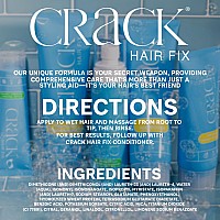 CRACK HAIR Shampoo 8.5 Fl Oz - Moisturizes & Red