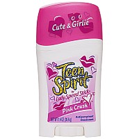 Teen Spirit Antiperspirant Deodorant Stick Pink Crush 140 Oz Pack Of 6