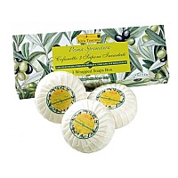 3Round Wrapped Soaps In Gift Box