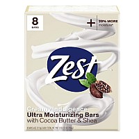 Zest Cocoa Butter & Shea Soap, 4 Oz, 8 Bars