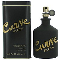 Curve Black Cologne Spray for Men, 4.2 oz - Casual Scent