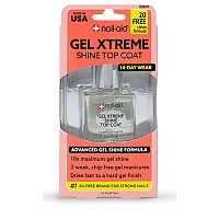 Nailaid Gel Xtreme Shine Top Coat Clear 055 Fluid Ounce