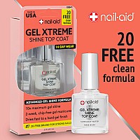 Nailaid Gel Xtreme Shine Top Coat Clear 055 Fluid Ounce