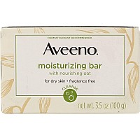 Aveeno Naturals Moisturizing Bar For Dry Skin 350 Oz Pack Of 5