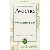 Aveeno Naturals Moisturizing Bar For Dry Skin 350 Oz Pack Of 5