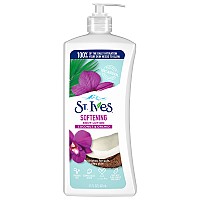 St Ives Softening Hand Body Lotion Moisturizer For Dry Skin Coconut Orchid Made With 100 Natural Moisturizers 21 Oz