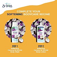 St Ives Softening Hand Body Lotion Moisturizer For Dry Skin Coconut Orchid Made With 100 Natural Moisturizers 21 Oz