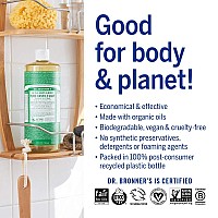 Dr Bronners Purecastile Liquid Soap Almond 16 Ounce 2Pack Made With Organic Oils 18In1 Uses Face Body Hair La