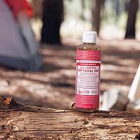 Dr Bronners Purecastile Liquid Soap Rose 16 Ounce 2Pack Made With Organic Oils 18In1 Uses Face Body Hair Laun