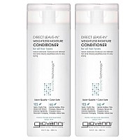 Giovanni Direct Leavein Weightless Moisture Conditioner Cowash Great For Curls Wavy Hair Wash Go Salon Quality No Pa