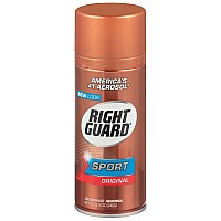 Right Guard Sport Deodorant Aerosol Original 85 Oz Pack Of 12