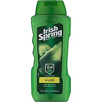 Irish Spring Body Wash, Aloe, 18 Fluid Ounce (Pack of 3)