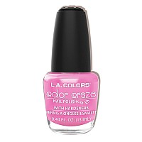 La Colors Craze Nail Polish Pink Bubbles 044 Fluid Ounce