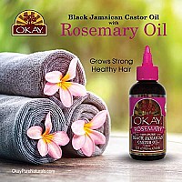 OKAY Jamaican Castor Oil 4oz - Hair & Skin Moisture, Cran