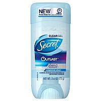 Secret Outlast Antiperspirant And Deodorant Clear Gel Completely Clean 26 Ounce Pack Of 4