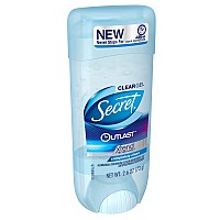 Secret Outlast Antiperspirant And Deodorant Clear Gel Completely Clean 26 Ounce Pack Of 4