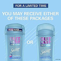 Secret Deodorant Outlast Clear Gel Completely Clean 26 Ounce 76Ml 3 Pack