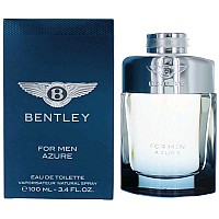 Bentley Azure by Bentley, 3.4 oz Eau De Toilette Spray for Men