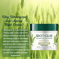 Biotique Wheat Germ Firming Face And Body Cream For Normal To Dry Skin 50 Gm 1 Pack